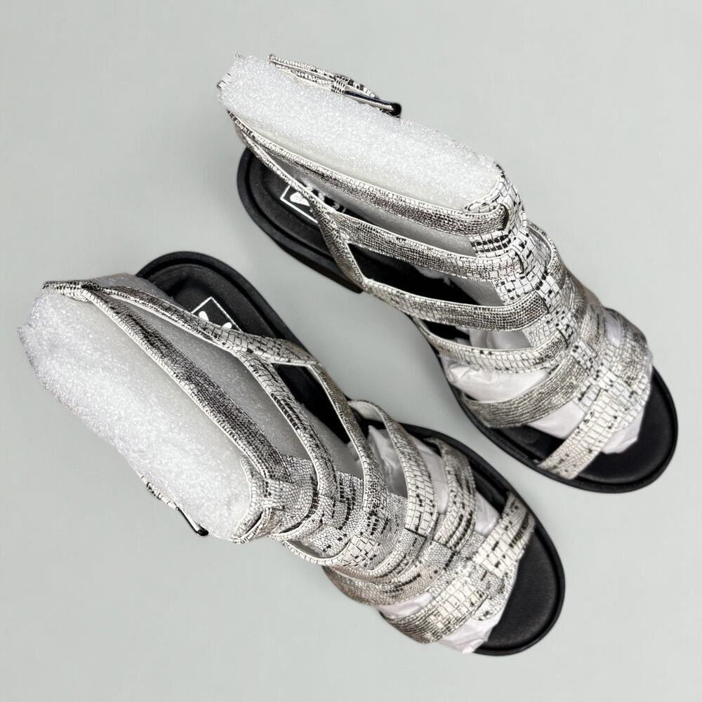 Dirty Laundry Fun Stuff Gladiator Heeled Sandal in White - Picture 7 of 8